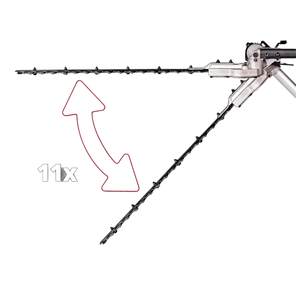 Multifunzione 900W 2in1 tagliasiepi e motosega elettrico con asta telescopica fino a 260 cm EINHELL GC-HC 90/2046 T