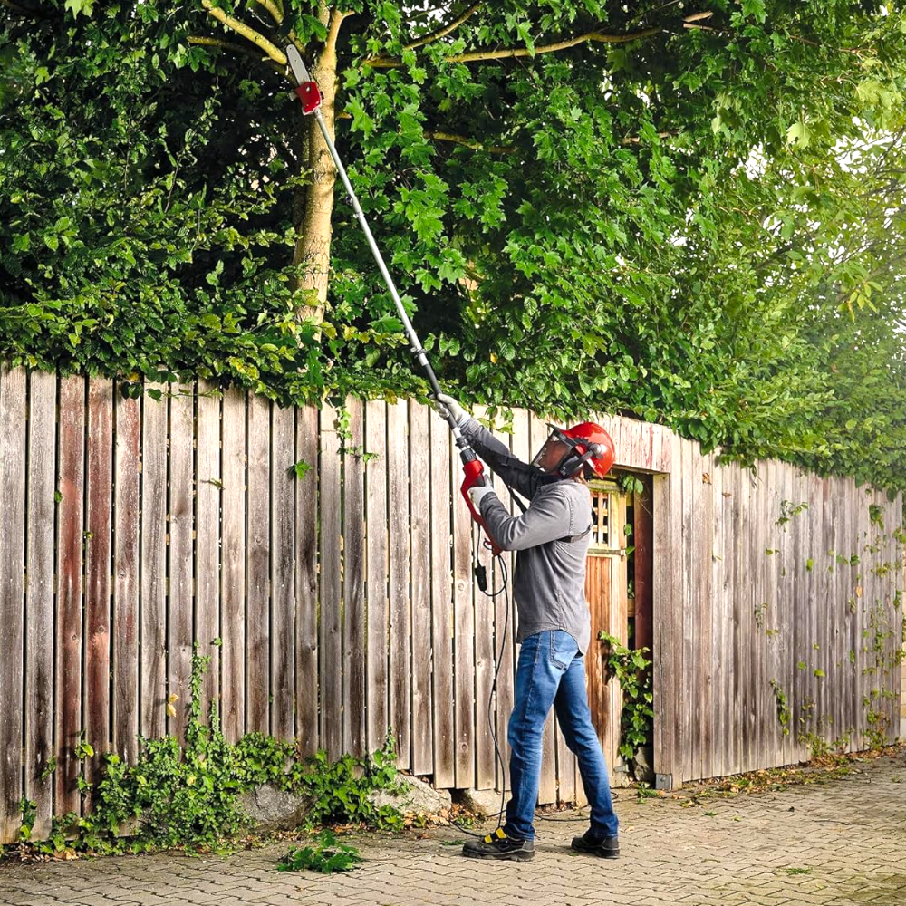 Multifunzione 900W 2in1 tagliasiepi e motosega elettrico con asta telescopica fino a 260 cm EINHELL GC-HC 90/2046 T