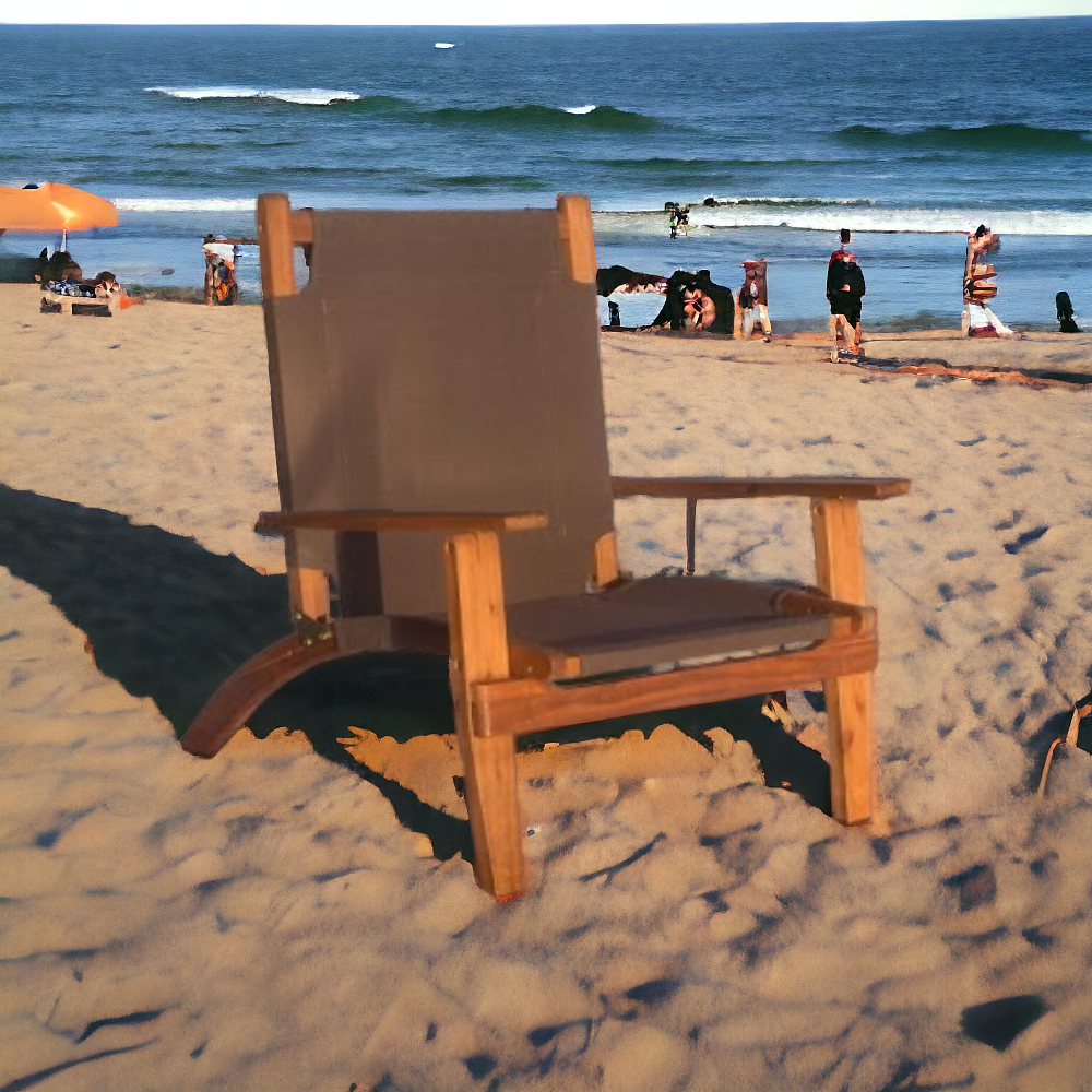 Salotto set da giardino esterno in legno di acacia con seduta in poliestere Summer Fresh