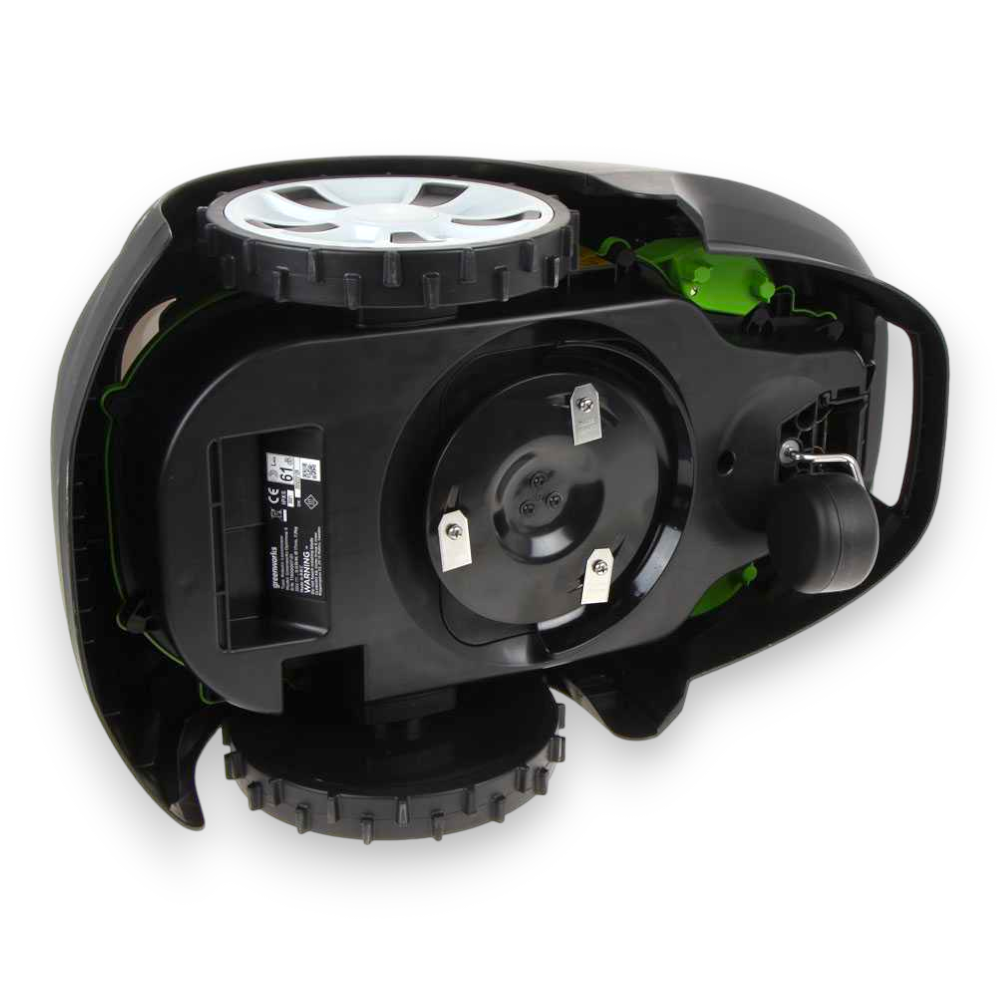 Tosaerba robot bluetooth a batteria 48V silenzioso con controllo da app Greenworks OPTIMOW 7