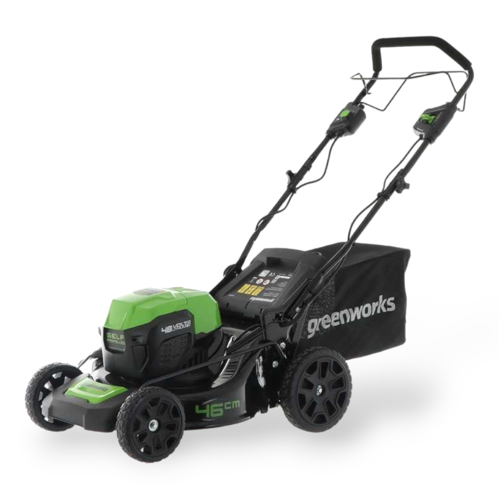 Tosaerba a batteria 48V kit con batteria e caricabatteria GREENWORKS GD48LM46K4