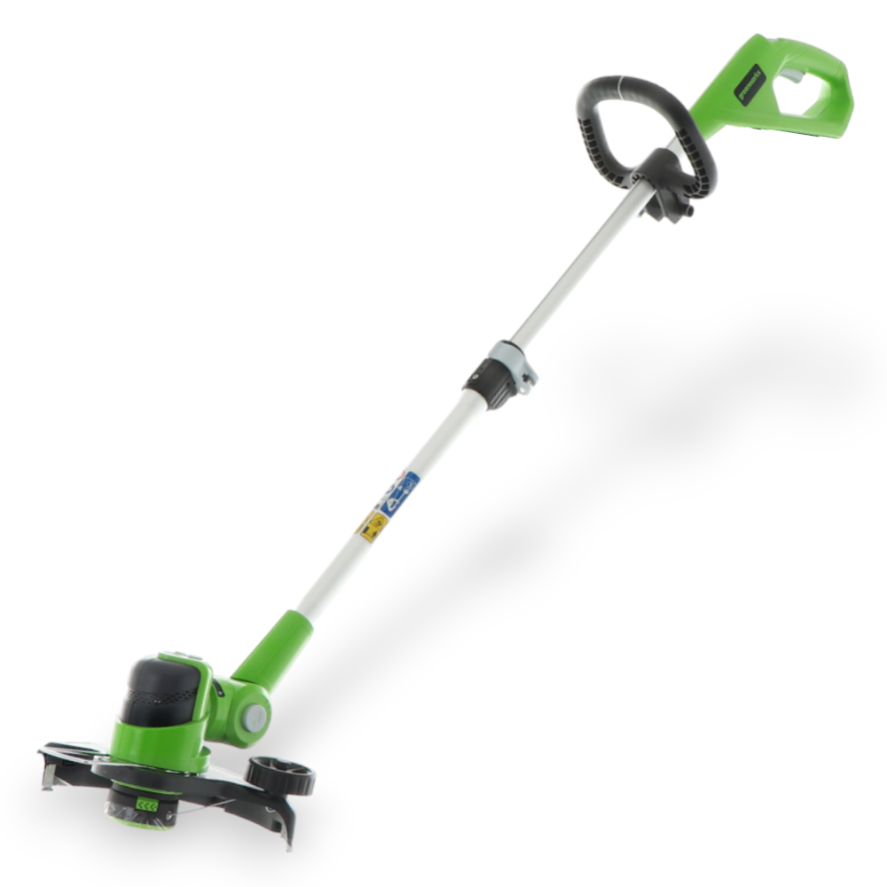 Tagliabordi a batteria 48V superleggero con testa regolabile e asta telescopica GREENWORKS G48LT30