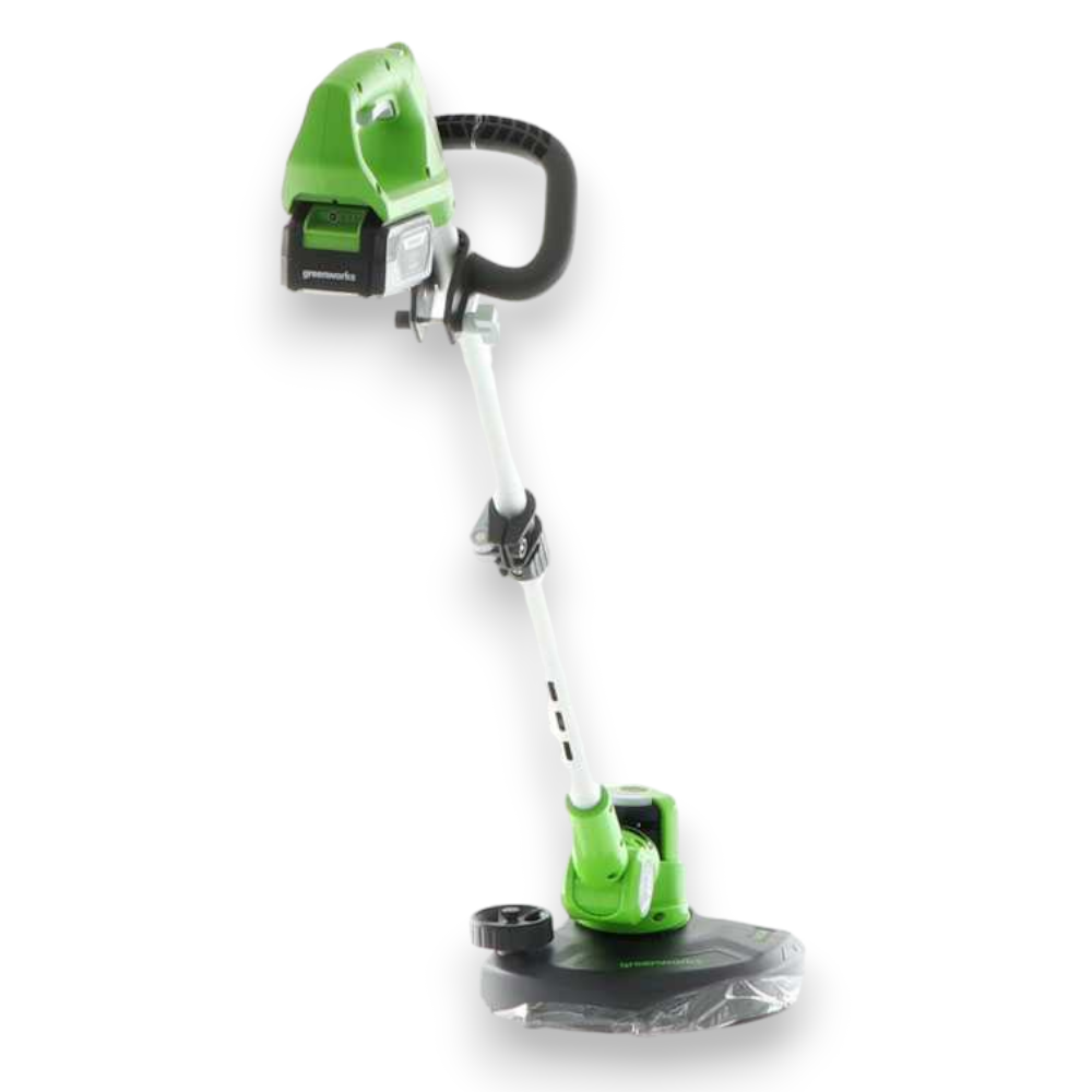 Tagliabordi a batteria 48V superleggero con testa regolabile e asta telescopica GREENWORKS G48LT30