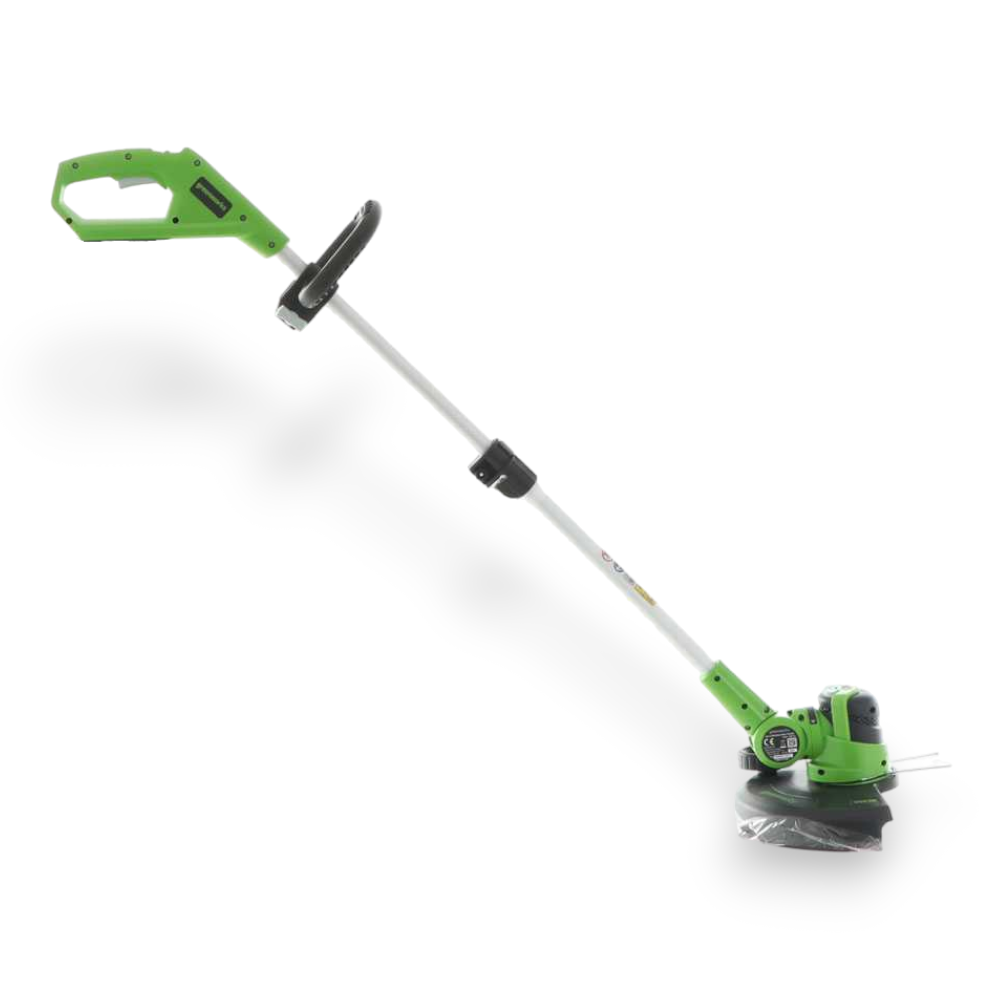 Tagliabordi a batteria 48V superleggero con testa regolabile e asta telescopica GREENWORKS G48LT30