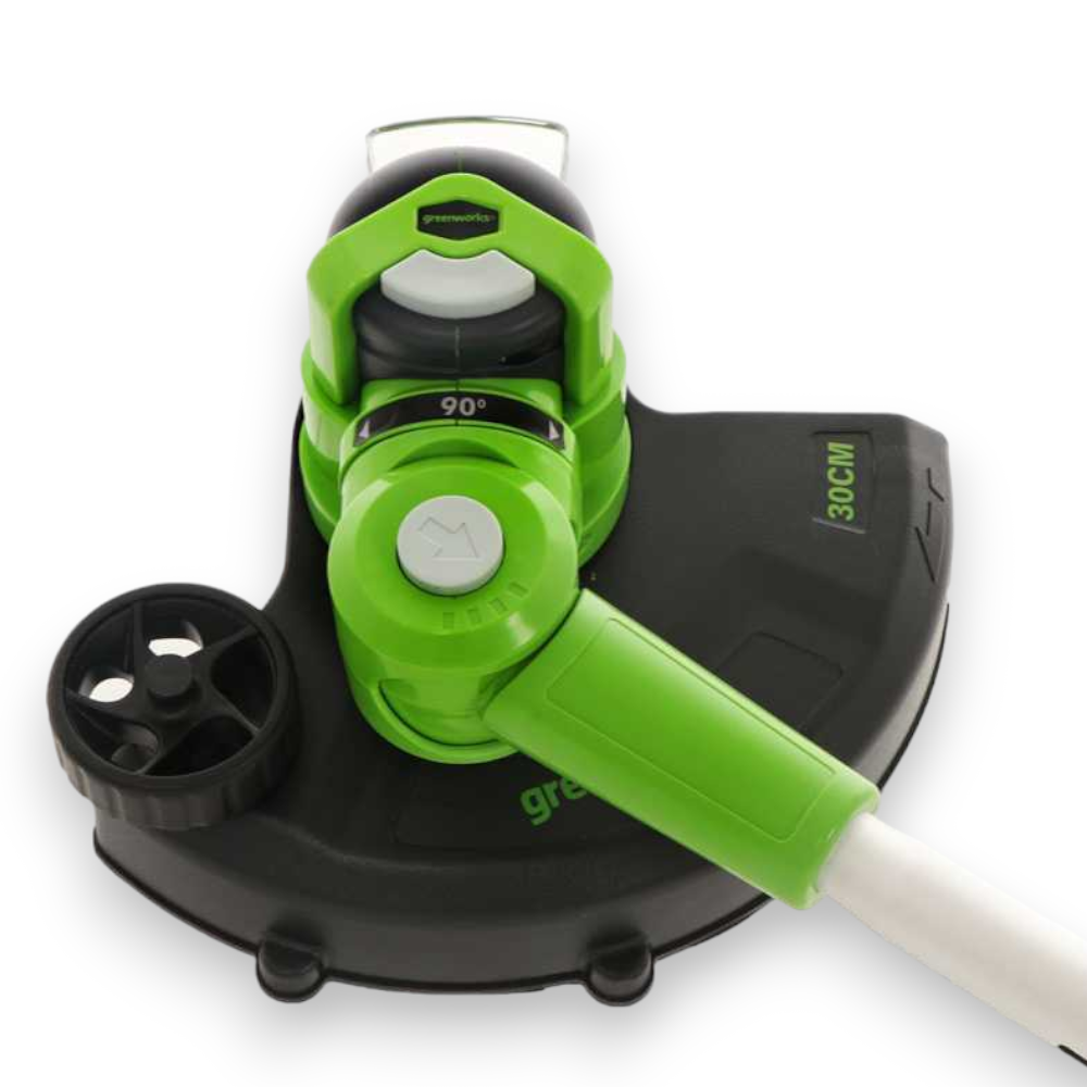 Tagliabordi a batteria 48V superleggero con testa regolabile e asta telescopica GREENWORKS G48LT30