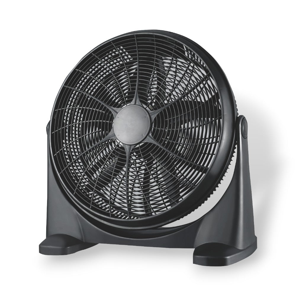 Ventilatore potente 80W da terra 5 pale Ø50 cm con inclinazione regolabile