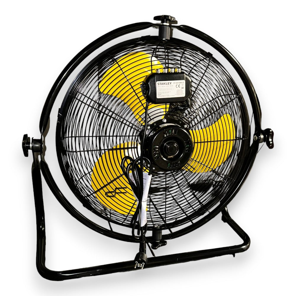 Ventilatore industriale da terra 180W con orientamento manuale 360° Stanley