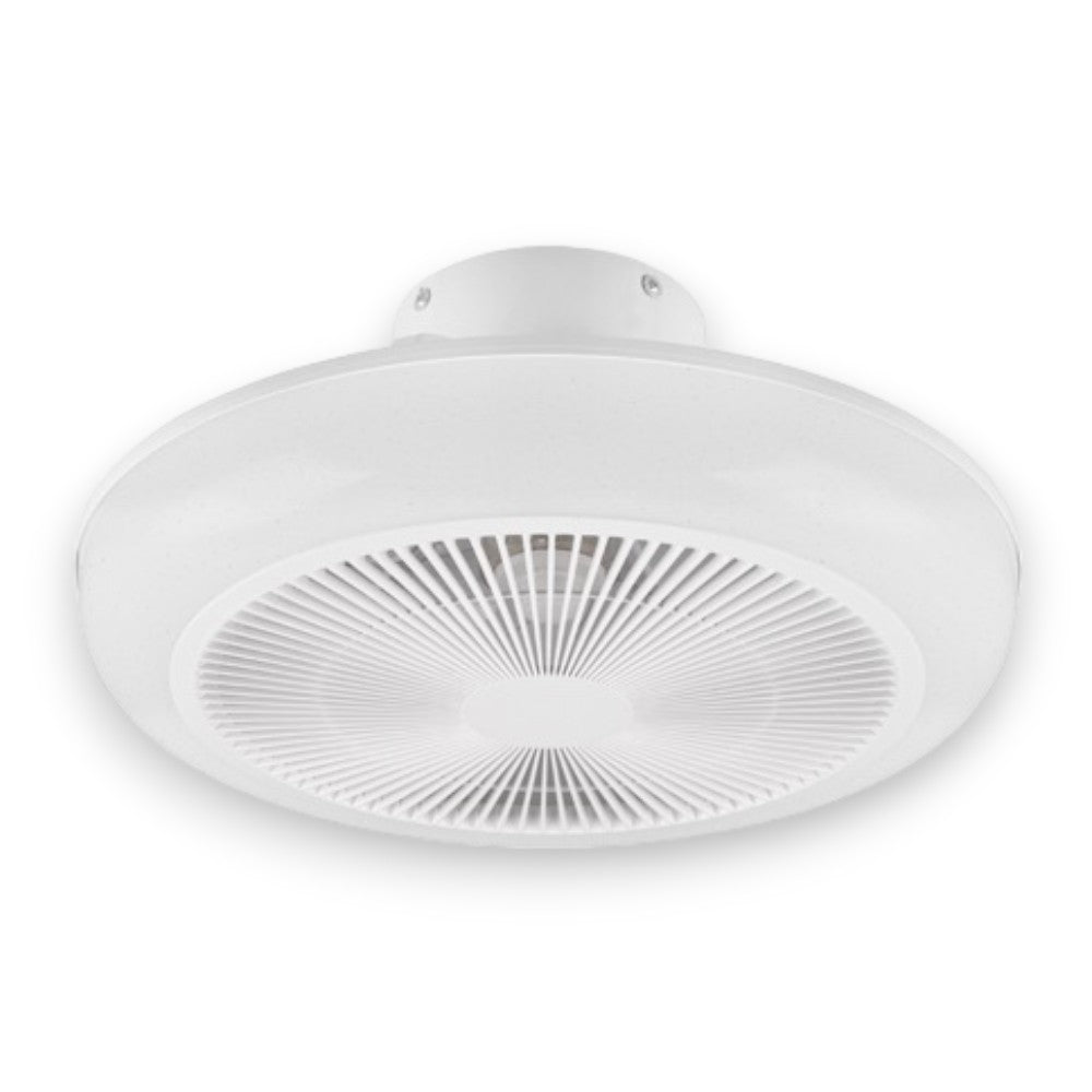 Plafoniera lampadario Ø46 cm con luce led effetto stelle e ventilatore integrato Mjolby Trio Light