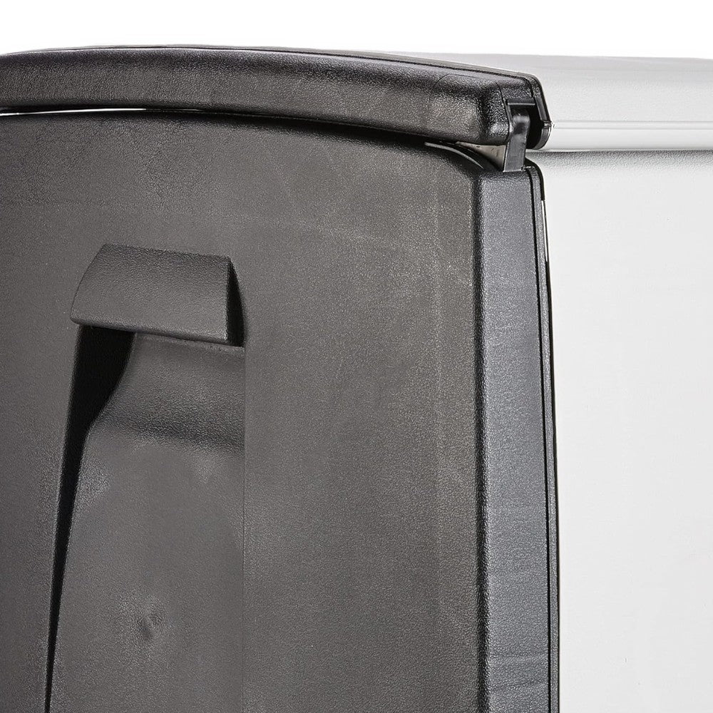 Baule in resina 120x54xh57 cm impermeabile da esterno resistente con impugnature laterali Prince Black