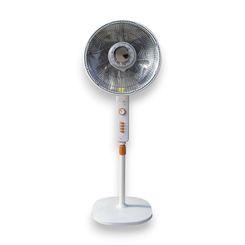 Stufa elettrica 900W riscaldatore al carbonio con parabola Ø45 cm Crystal