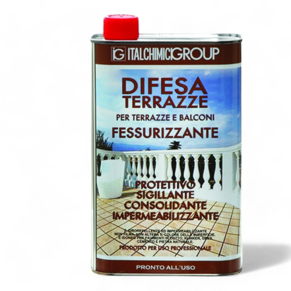 Impermeabilizzante liquido per terrazze balconi tetti pavimentazioni in cotto e pietra antimuffa e impermeabile all acqua 1000 ml