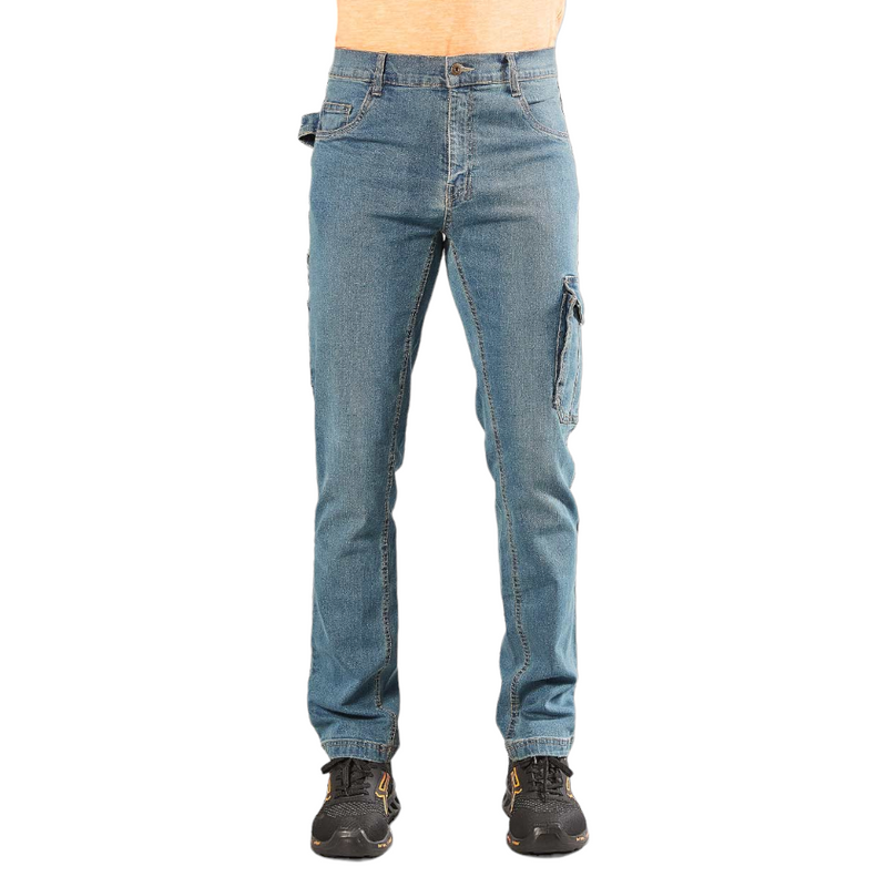 Pantaloni jeans da lavoro con tasche cargo U-Power Jeans JAM