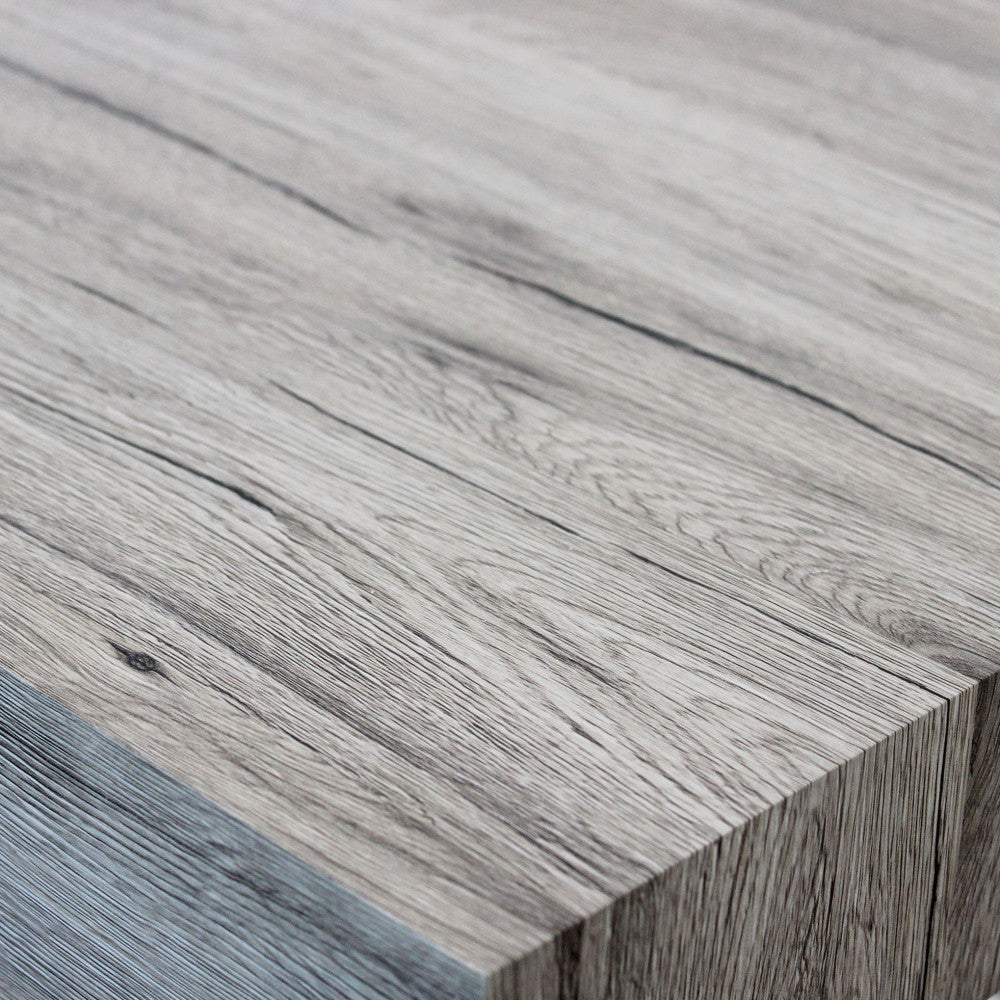 Tavolo allungabile con piano in mdf e struttura in metallo 90x160/240xH75 cm Danne