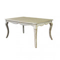 Tavolo allungabile da interno 160/200x100 cm con struttura in legno bianco Jessy