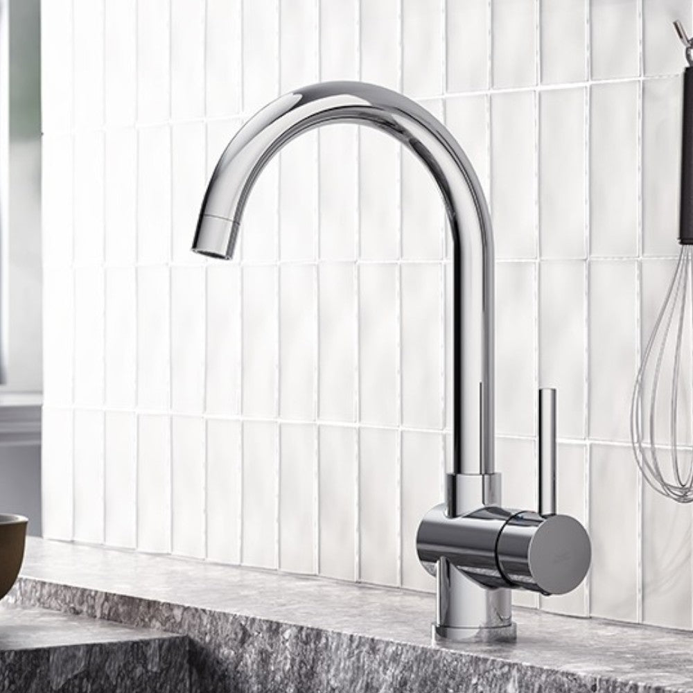 Miscelatore lavello monoforo sottofinestra cromo Stick