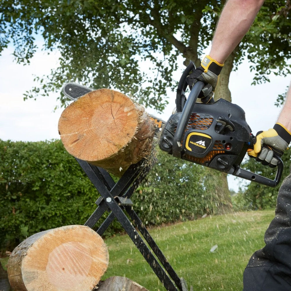 Motosega a scoppio cc35 barra 40 cm potenza 144 kw motore 2 tempi lubrificazione automatica avviamento facile