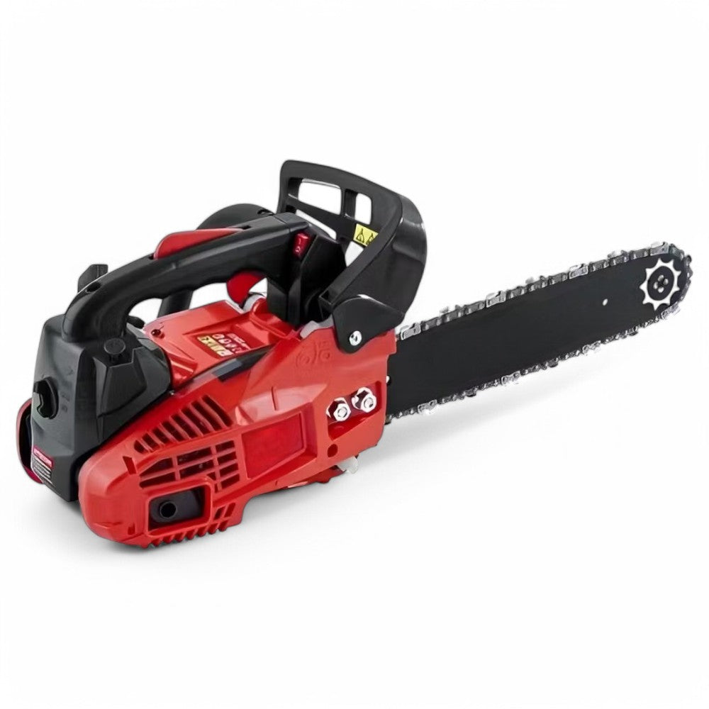 Motosega a scoppio 25.4 cc per potatura barra 30 cm doppia sicurezza avviamento facile lubrificazione automatica