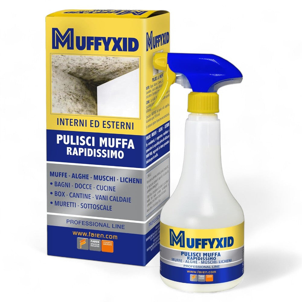 Antimuffa detergente concentrato contro la muffa muffyxid 500 ml