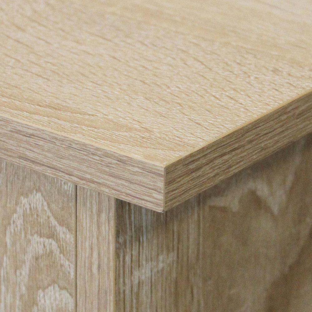 Tavolo rettangolare allungabile in MDF 90x140/190xH78 cm per sala da pranzo Emmet