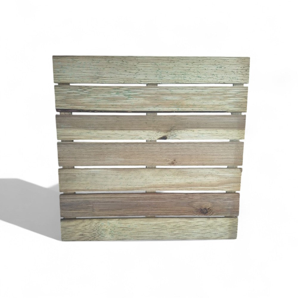 Pavimento in legno impregnato per esterno 50x50