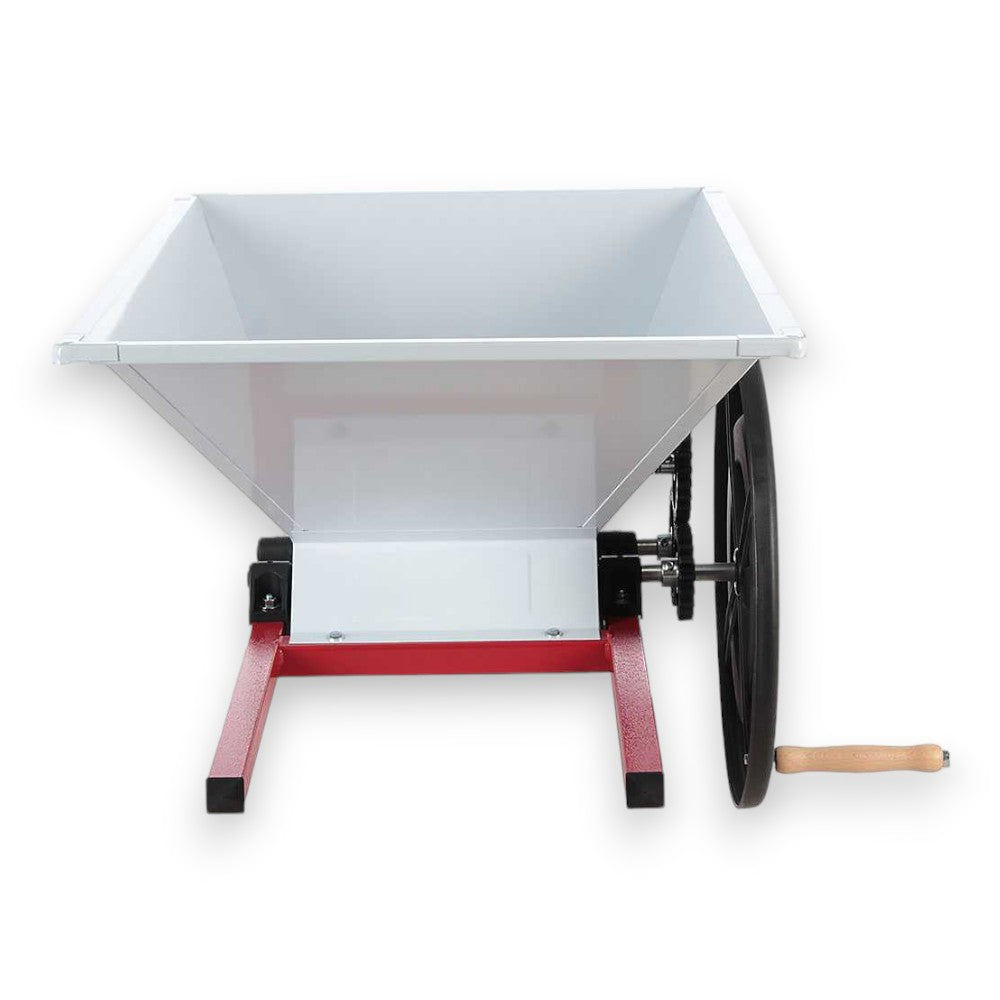 Pigiatrice grande a mano con rulli in nylon per lavorazione uva