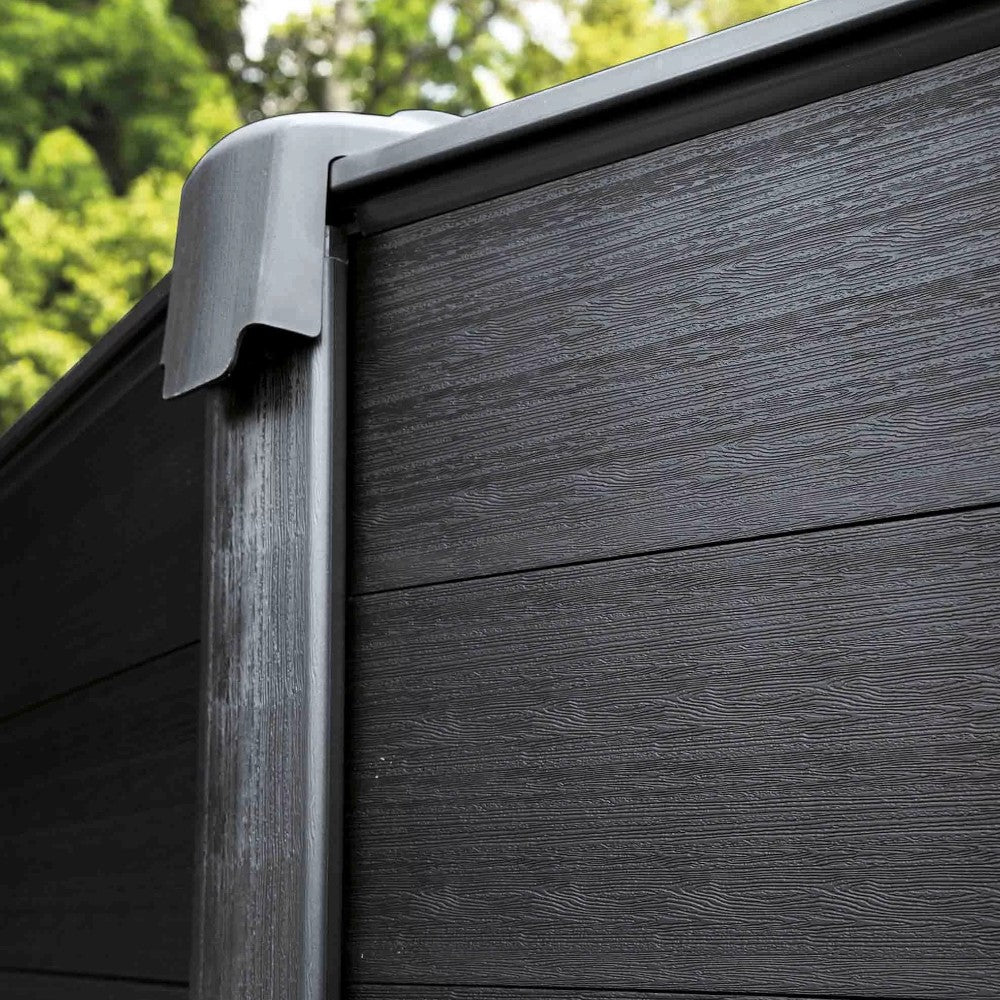 Piscina rotonda con telaio portante e pompa 478xH124 cm capacità lt. 16.805 Graphite Grey