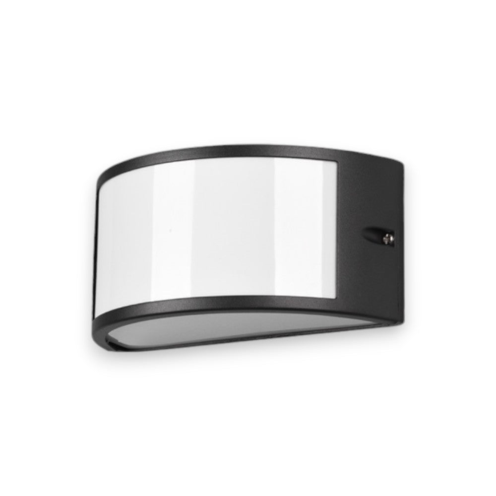 Plafoniera a parete in alluminio 25x11.7xH13 cm illuminazione esterna 40W