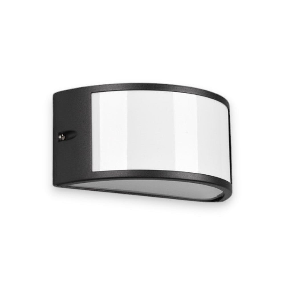 Plafoniera a parete in alluminio 25x11.7xH13 cm illuminazione esterna 40W