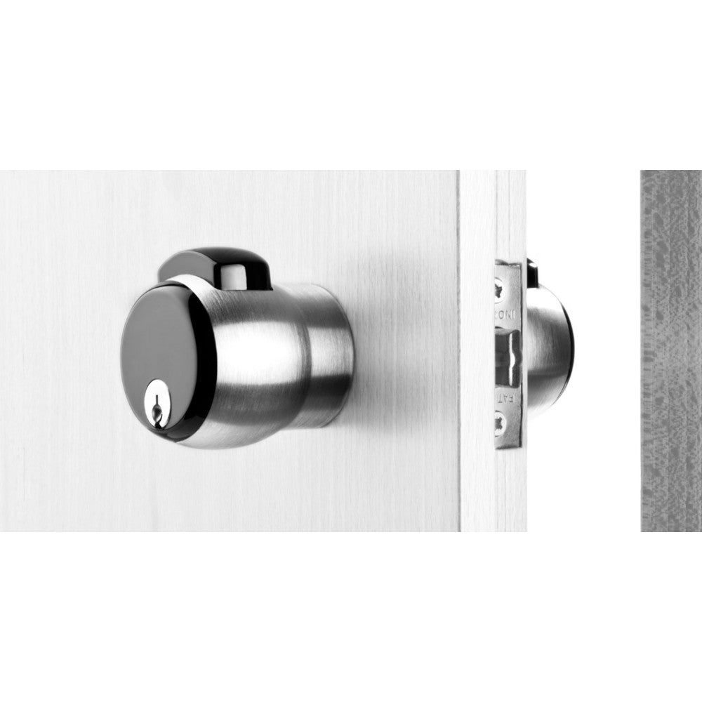 Pomolo premi apri con chiave argento bloccabile interno leva girevole esterno chiave inclusa 2 chiavi