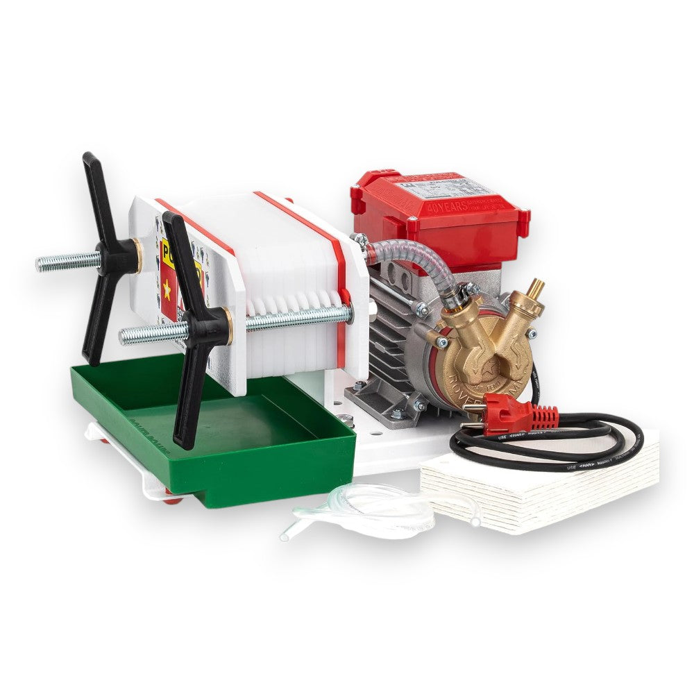 Pompa filtrante per alimenti con 10 piastre Hp 0.5