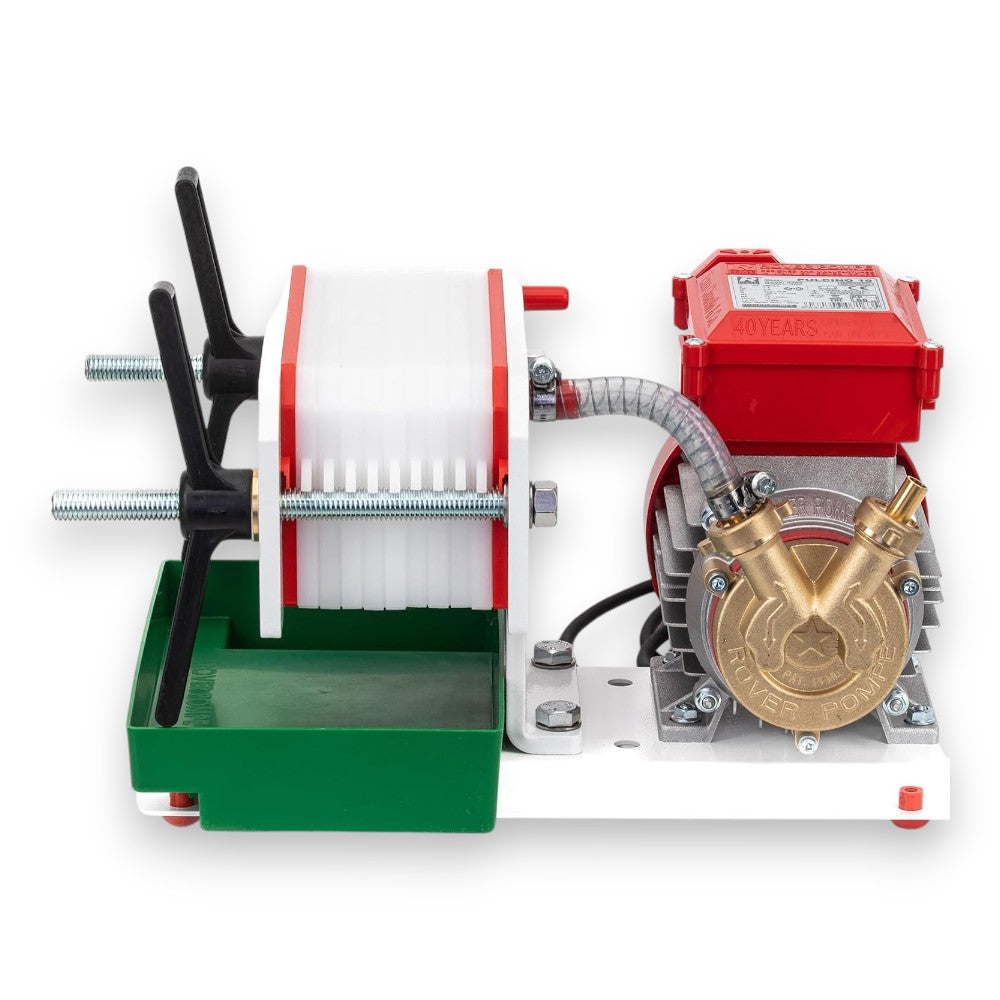 Pompa filtrante per alimenti con 10 piastre Hp 0.5