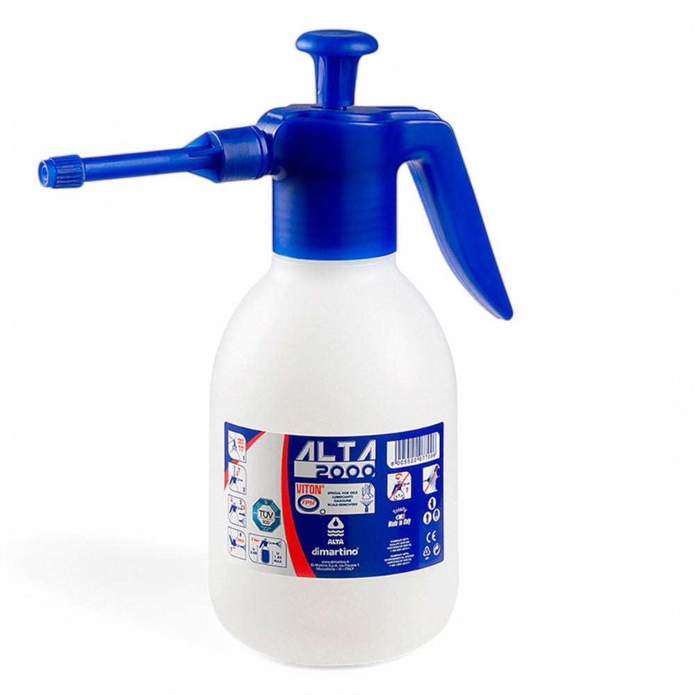 Pompa irroratrice a pressione 2 lt. con getto regolabile e leva di sicurezza Alta 2000