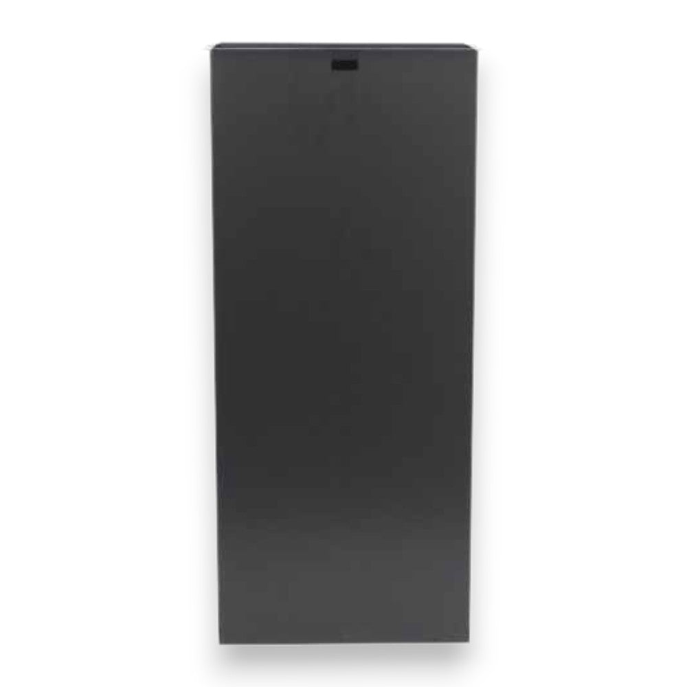 Pattumiera posacenere da esterno locali e pub in acciaio antracite con maniglie laterali Smoky