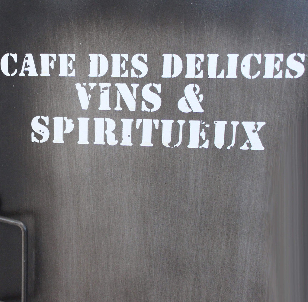 Mobile in acciaio con cassetti ante e ripiani ampi 132.5x37.5xH82 cm per casa