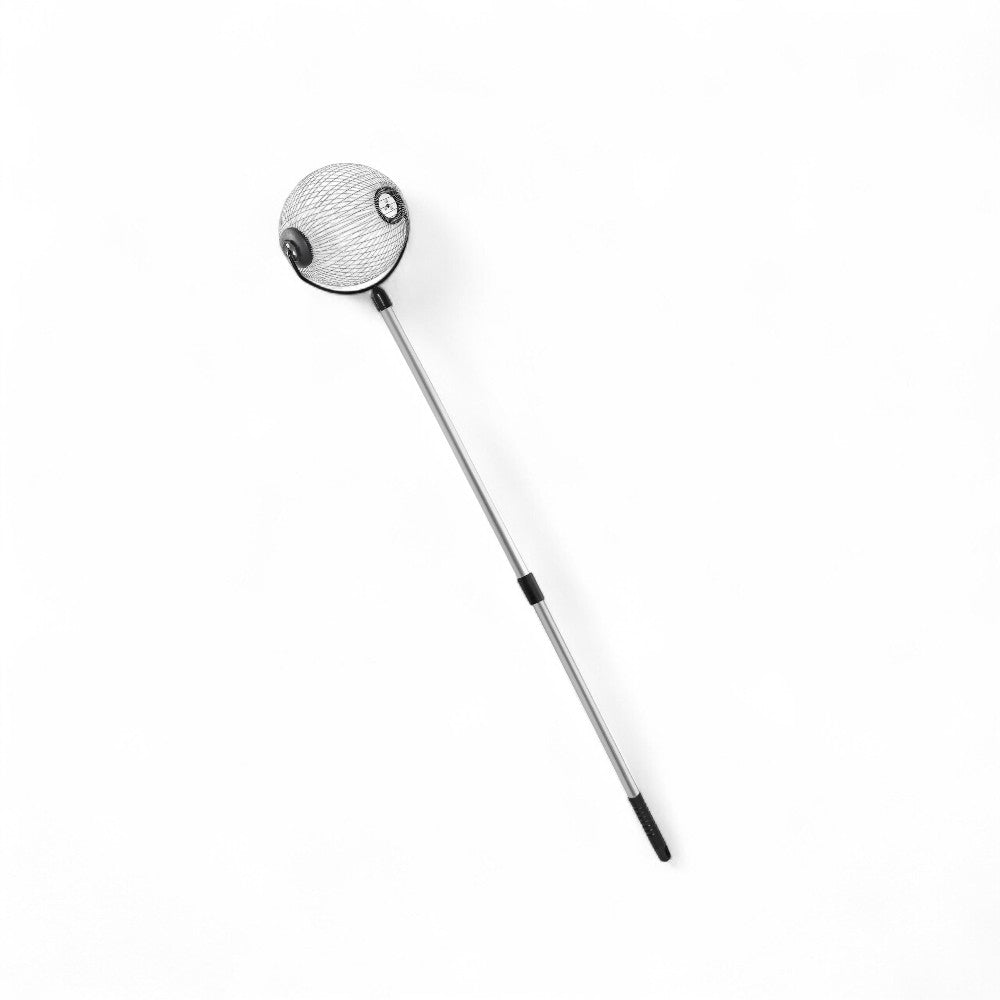 Raccoglitore per nocciole e olive con manico telescopico 80-120 cm