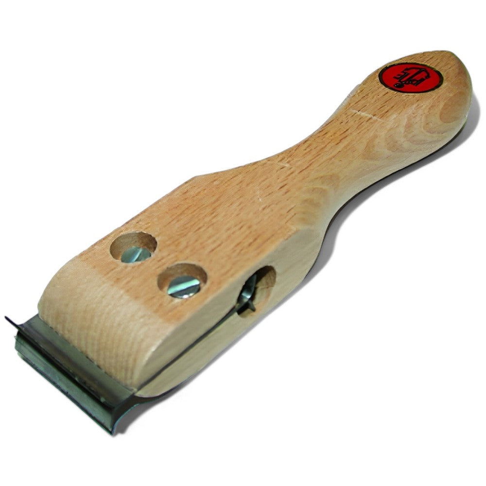 Raschietti per parquet a doppia lama in acciaio temperato con manico in legno 40 mm per rifinitura superfici