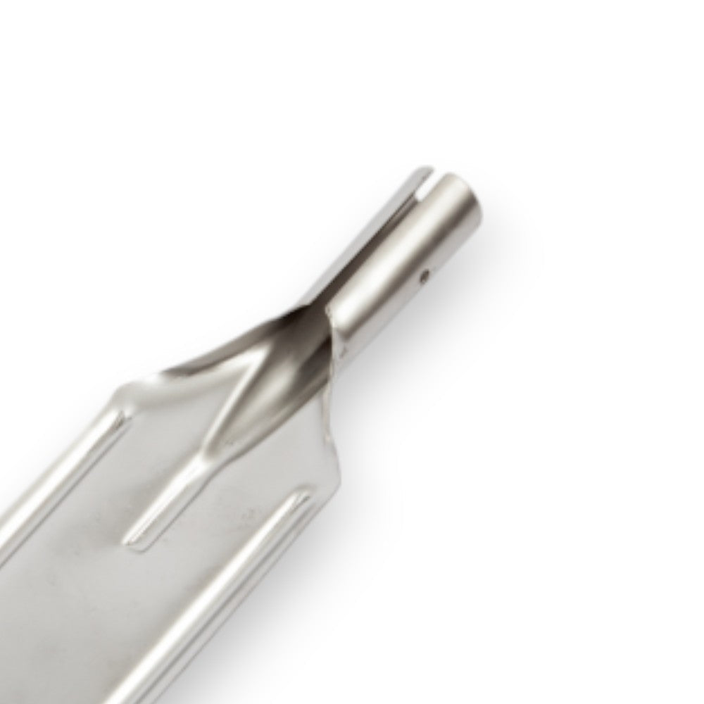 Pala rimuovi brace in acciaio per forni 35x8 cm