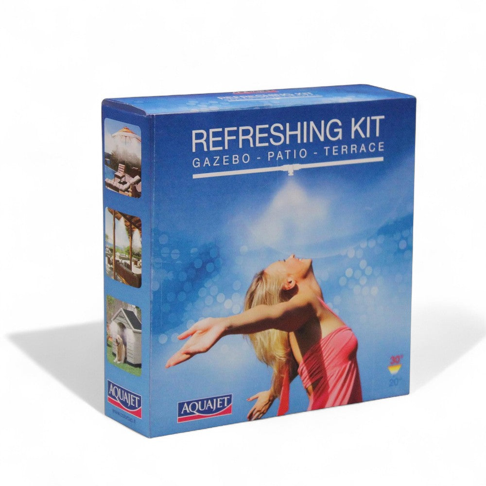 Refreshing kit impianto di raffrescamento per ombrelloni e gazebo