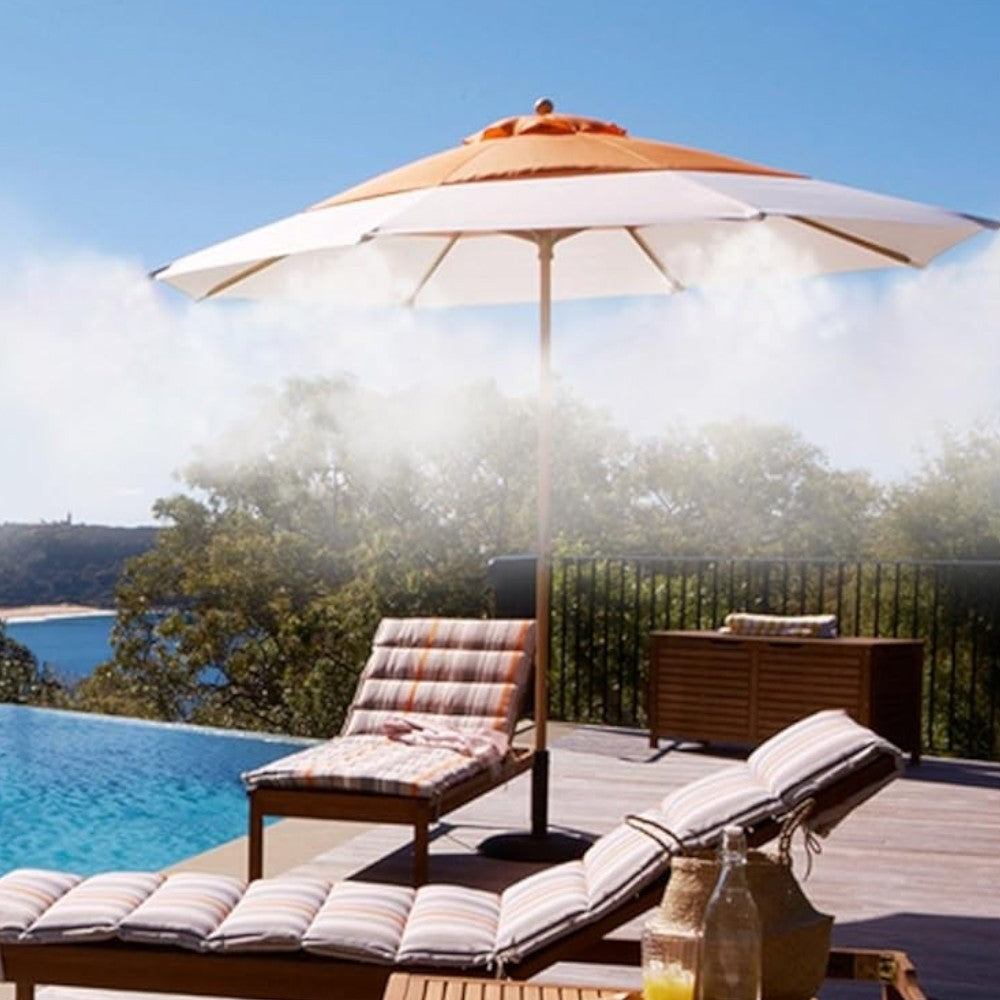 Refreshing kit impianto di raffrescamento per ombrelloni e gazebo