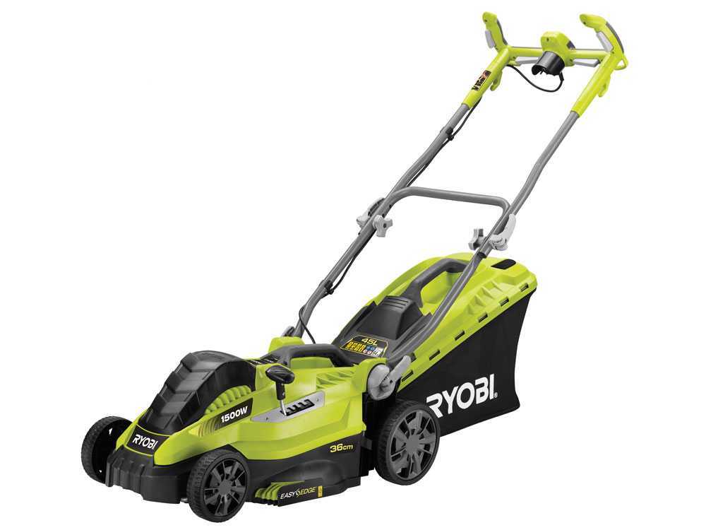 Tosaerba elettrico a spinta RLM15E 36h Ryobi 1500 watt con regolazione h taglio 36 cm