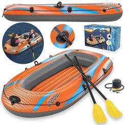 Canotto kayak gonfiabile in PVC con kit di riparazione 61141 Bestway