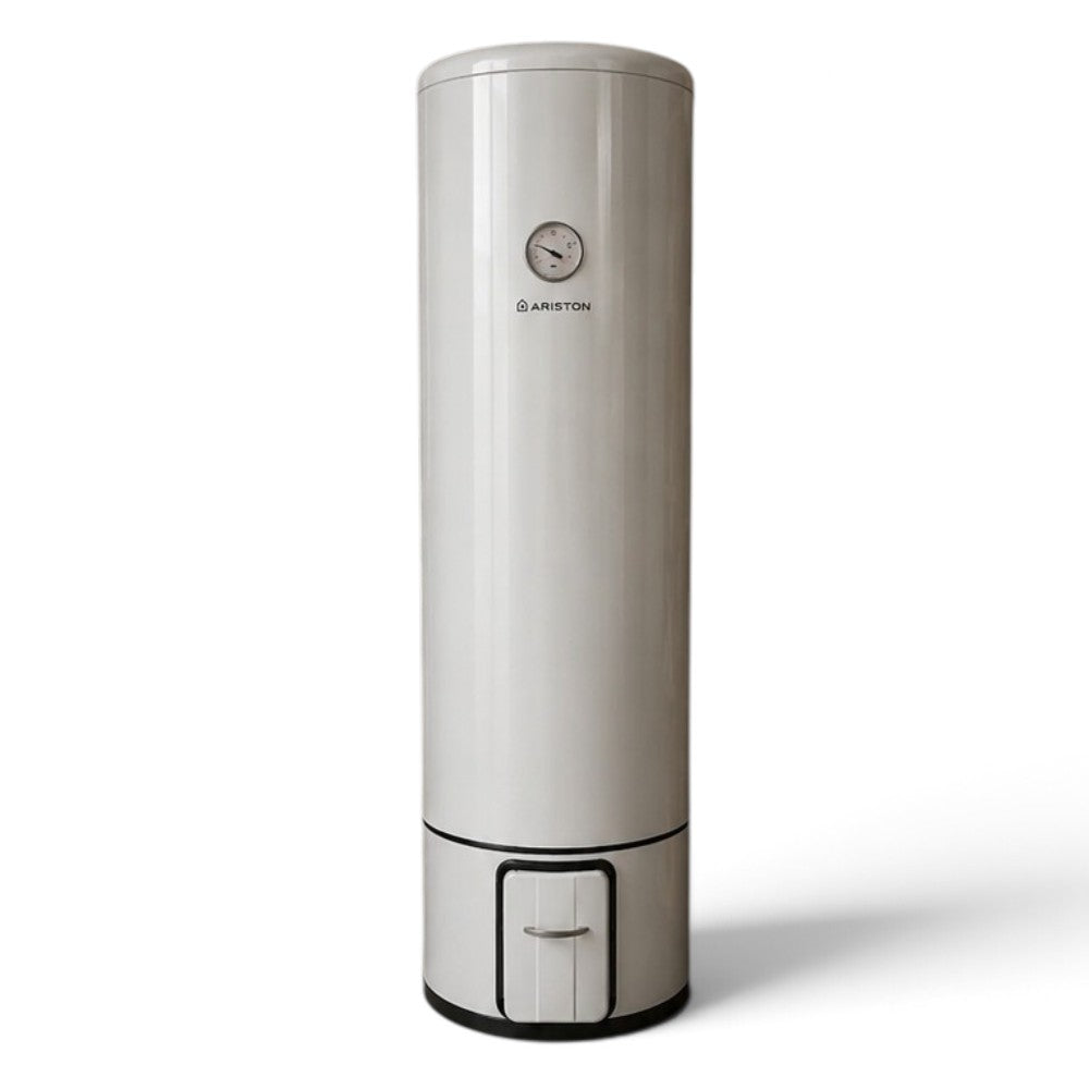 Scaldabagno verticale 80 lt a legna elettrico 1.2 Kw con termostato di regolazione e spia luminosa