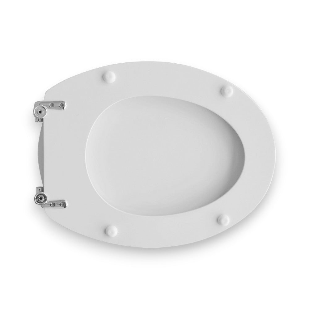 Sedile termoindurente per water in duroplast bianco chiusura normale Donatello