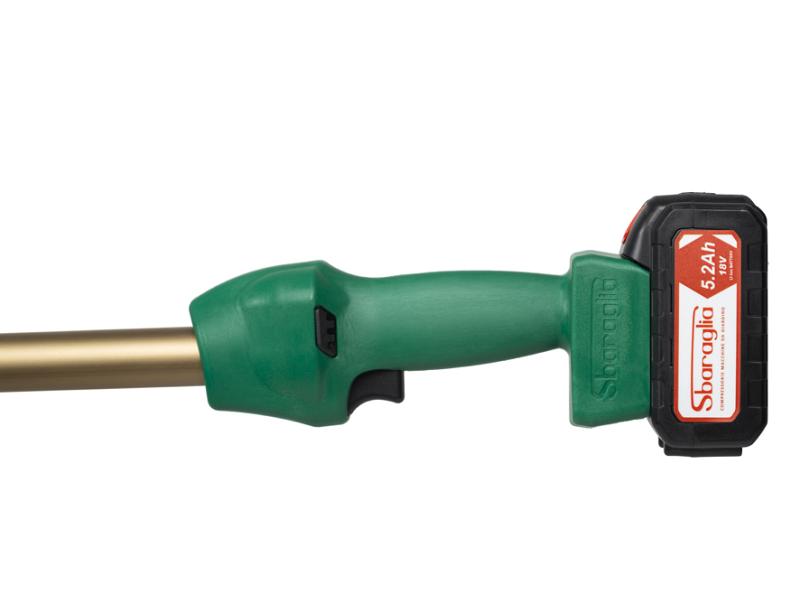 Sega seghetto da pota a batteria con asta in alluminio  telescopica da 1.5 a 2.5mt Ares 21 V brushless Sbaraglia