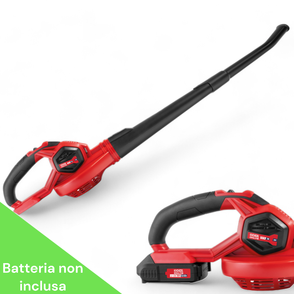 Soffiatore a batteria litio ricaricabile 18V con due velocità Sfb18 Only1