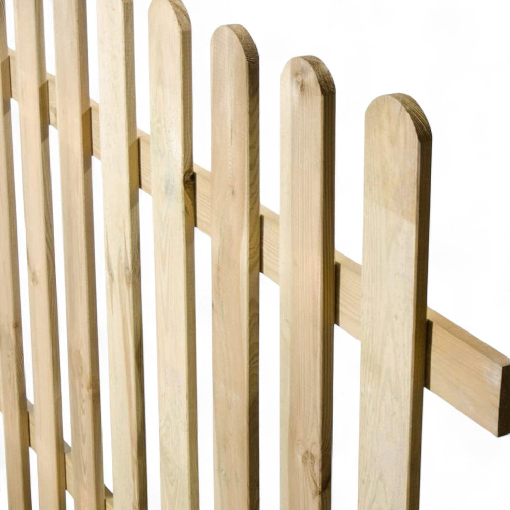 Staccionata a pannelli in legno di pino impregnato 180xH80 cm per esterno