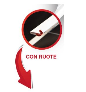 Stendibiancheria in resina resistente richiudibile salvaspazio 18 metri Stendipratiko