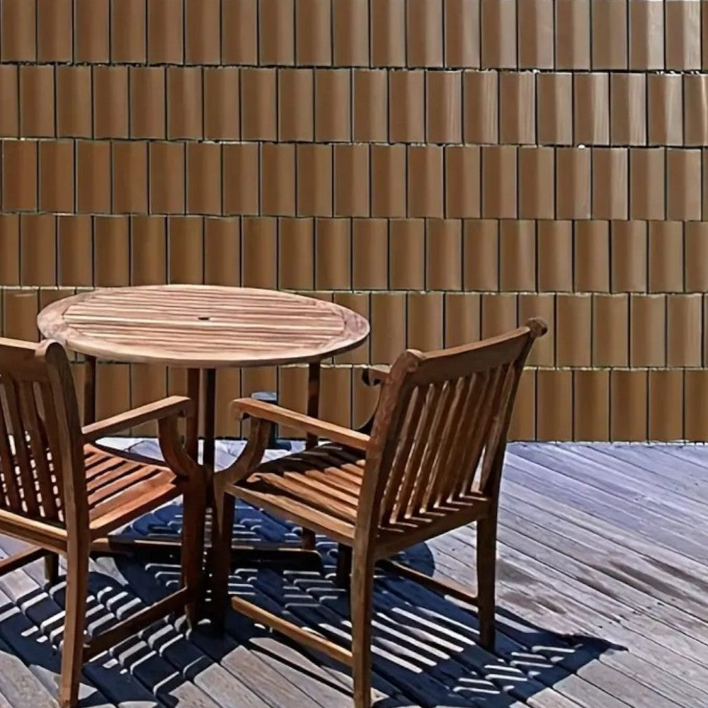 Rivestimento frangivista ombreggiante rotolo 35 mt in pvc per cancelli balconi e ringhiere