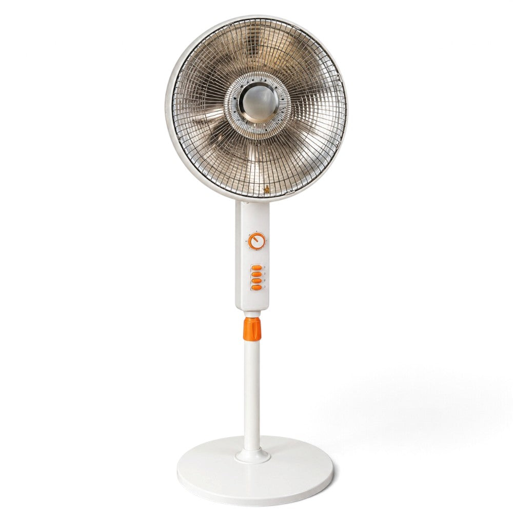 Stufa elettrica 1000W a parabola con piantana H124 cm