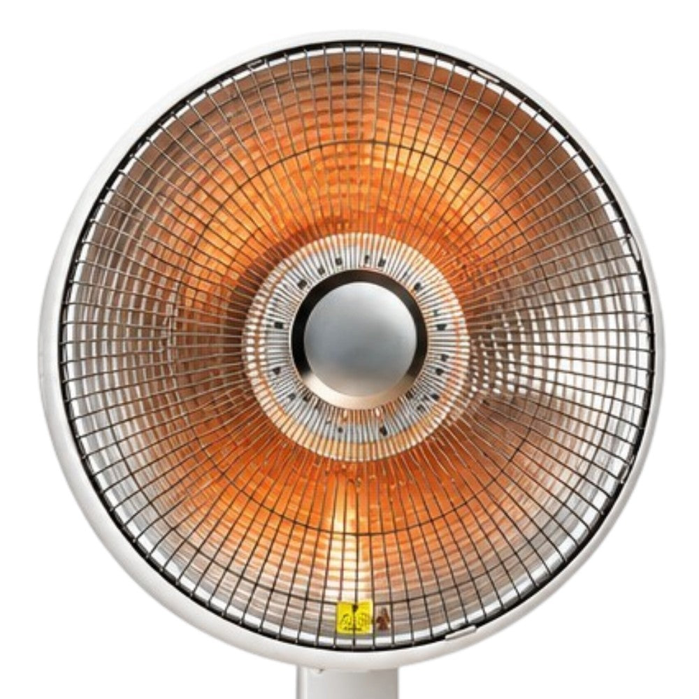 Stufa elettrica 1000W a parabola con piantana H124 cm